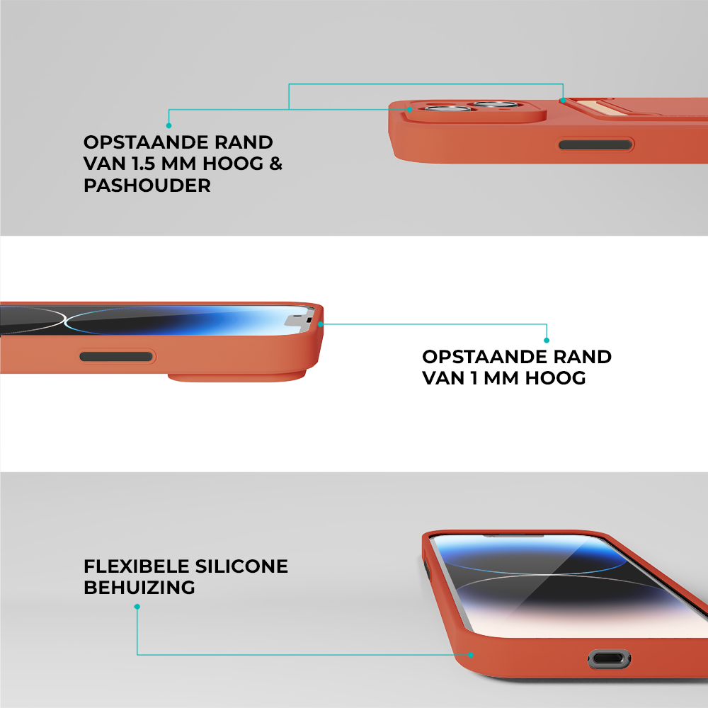 ShieldCase® ShieldCase iPhone 13 Mini Rückseitehülle mit Kartenhalter (Terrakotta) ShieldCase® ShieldCase iPhone 13 Mini Rückseitehülle mit Kartenhalter (Terrakotta)