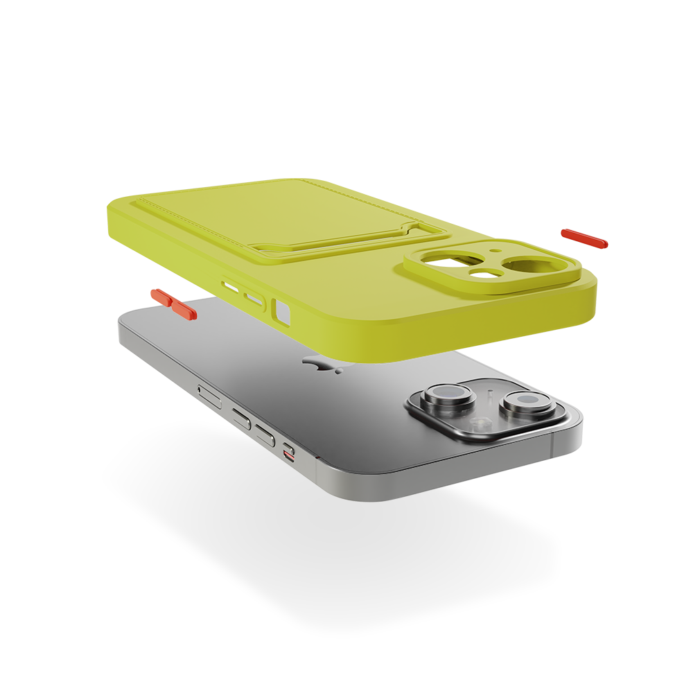 ShieldCase® ShieldCase iPhone 13 Mini Rückseitehülle mit Kartenhalter (Grün) ShieldCase® ShieldCase iPhone 13 Mini Rückseitehülle mit Kartenhalter (Grün)