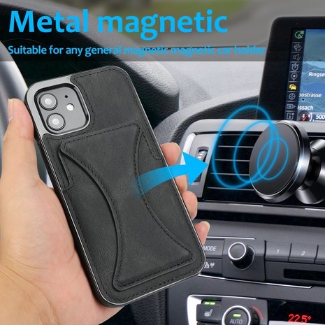 ShieldCase® ShieldCase iPhone X Leder Kartenhülle mit Ständer (Schwarz) ShieldCase® ShieldCase iPhone X Leder Kartenhülle mit Ständer (Schwarz)