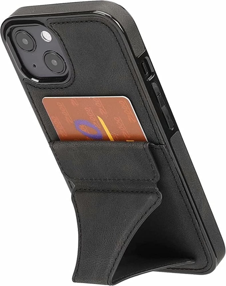 ShieldCase® ShieldCase iPhone X Leder Kartenhülle mit Ständer (Schwarz) ShieldCase® ShieldCase iPhone X Leder Kartenhülle mit Ständer (Schwarz)