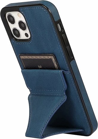 ShieldCase® ShieldCase iPhone Xr Leder Kartenhülle mit Ständer (Grün)