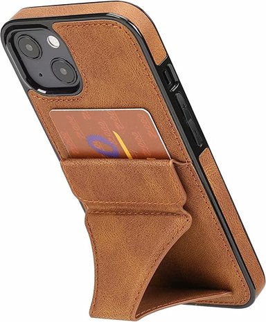 ShieldCase® ShieldCase iPhone 7 Leder Kartenhülle mit Ständer (Braun)