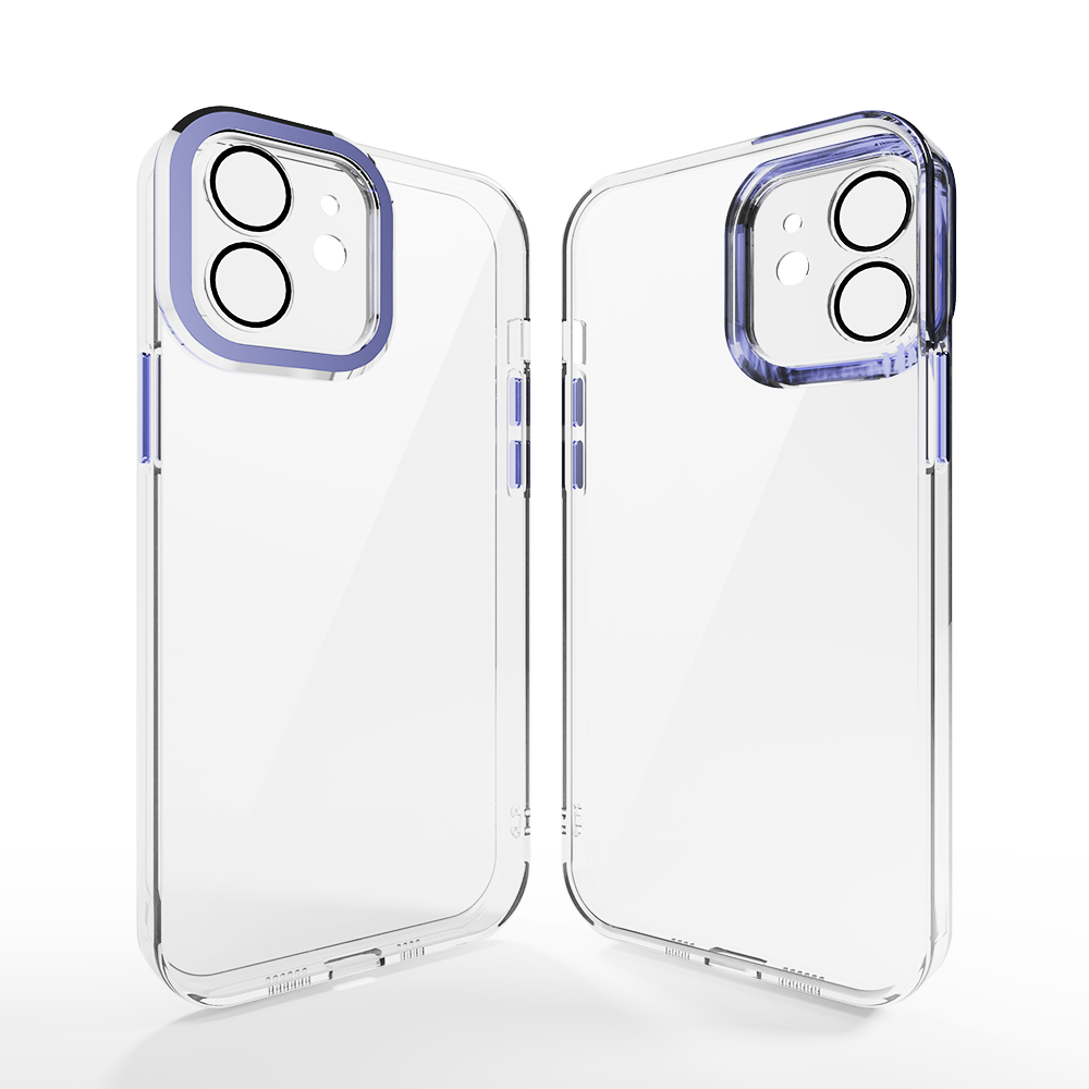 Coverzs Coverzs iPhone 11 Transparente Hülle mit Kameraschutz (Dunkelblau) Coverzs Coverzs iPhone 11 Transparente Hülle mit Kameraschutz (Dunkelblau)