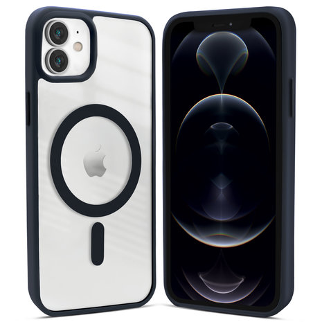 Coverzs Coverzs iPhone 12 MagSafe Hülle mattiert (Dunkelblau) Coverzs Coverzs iPhone 12 MagSafe Hülle mattiert (Dunkelblau)