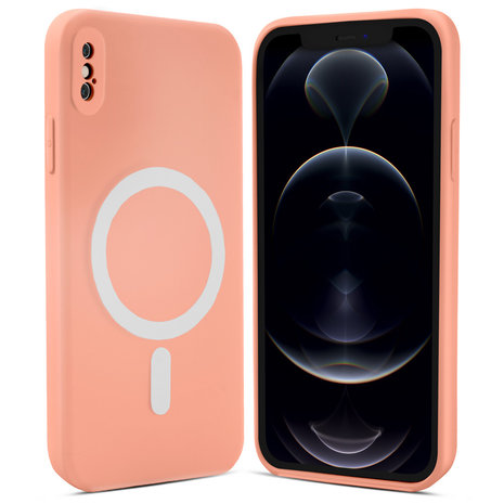 ShieldCase® ShieldCase iPhone X Magsafe Seidene Silikonhülle (Rosa) ShieldCase® ShieldCase iPhone X Magsafe Seidene Silikonhülle (Rosa)