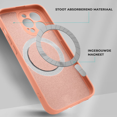 ShieldCase® ShieldCase iPhone X Magsafe Seidene Silikonhülle (Rosa) ShieldCase® ShieldCase iPhone X Magsafe Seidene Silikonhülle (Rosa)