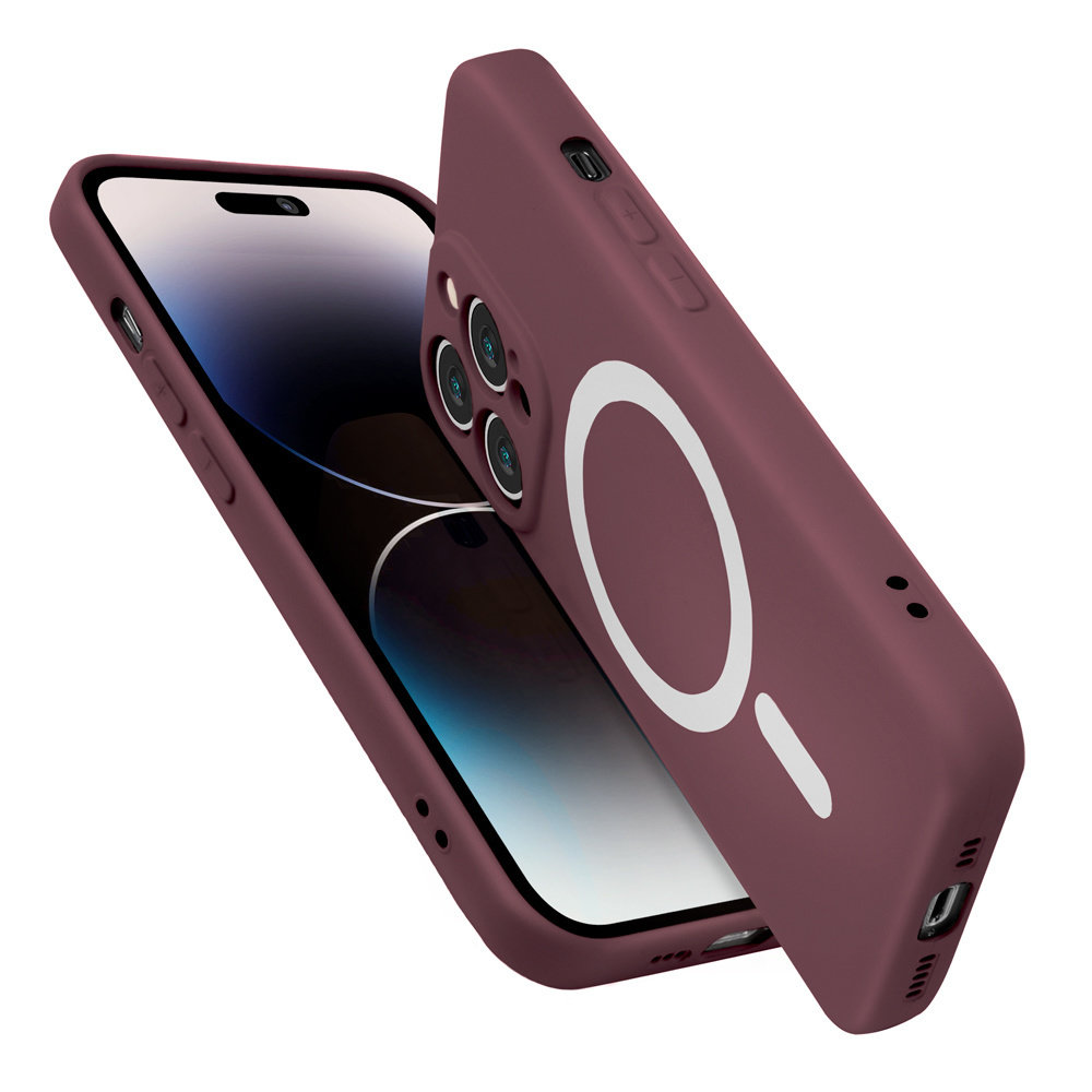 ShieldCase® ShieldCase iPhone 11 Pro Magsafe Seidene Silikonhülle (Burgund) ShieldCase® ShieldCase iPhone 11 Pro Magsafe Seidene Silikonhülle (Burgund)