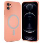 ShieldCase® ShieldCase iPhone 12 Magsafe Seidene Silikonhülle (Pink)