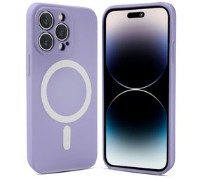 ShieldCase® iPhone 12 Pro Magsafe Seidene Silikonhülle (Lila)