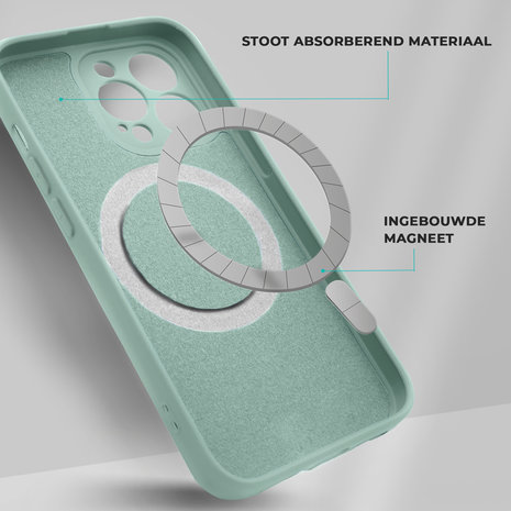 ShieldCase® ShieldCase iPhone 12 Pro Magsafe Seidene Silikonhülle (Mintgrün) ShieldCase® ShieldCase iPhone 12 Pro Magsafe Seidene Silikonhülle (Mintgrün)