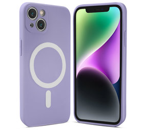 ShieldCase® iPhone 13 Mini Magsafe Seidene Silikonhülle (Lila)