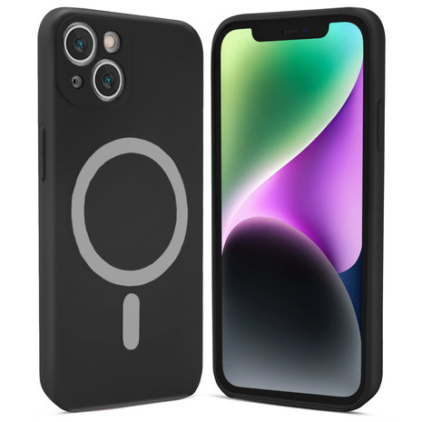 ShieldCase® ShieldCase iPhone 14 Plus Magsafe Seidene Silikonhülle (Schwarz) ShieldCase® ShieldCase iPhone 14 Plus Magsafe Seidene Silikonhülle (Schwarz)