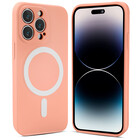 ShieldCase® ShieldCase iPhone 14 Pro Magsafe Seidene Silikonhülle (Pink)