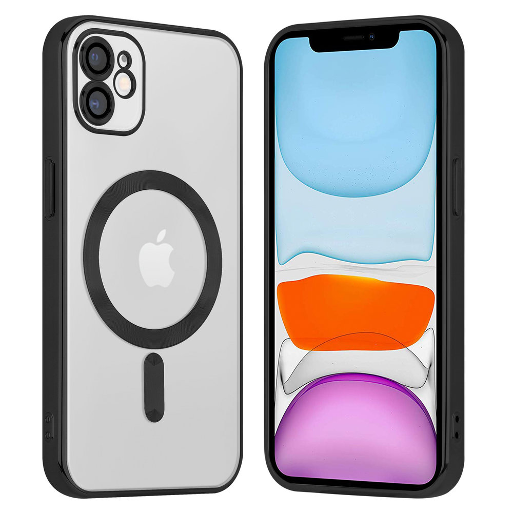 Coverzs Coverzs iPhone 11 Magsafe Hülle mit Kameraschutz (Schwarz) Coverzs Coverzs iPhone 11 Magsafe Hülle mit Kameraschutz (Schwarz)