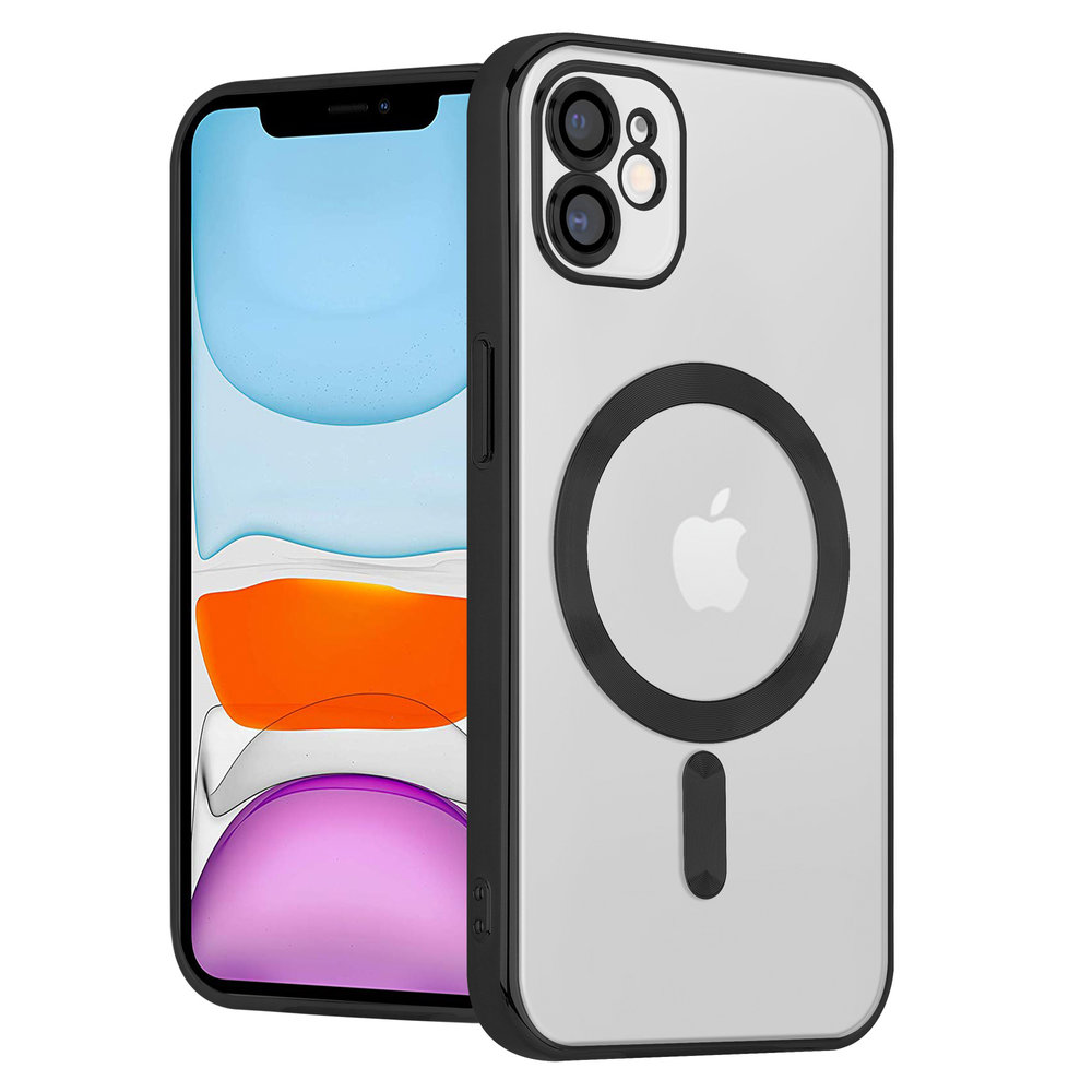 Coverzs Coverzs iPhone 11 Magsafe Hülle mit Kameraschutz (Schwarz) Coverzs Coverzs iPhone 11 Magsafe Hülle mit Kameraschutz (Schwarz)