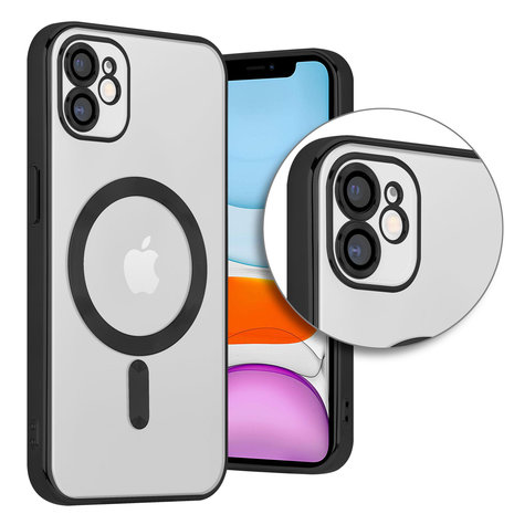 Coverzs Coverzs iPhone 11 Magsafe Hülle mit Kameraschutz (Schwarz) Coverzs Coverzs iPhone 11 Magsafe Hülle mit Kameraschutz (Schwarz)
