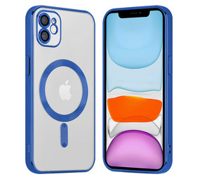 Coverzs iPhone 11 Magsafe Hülle mit Kameraschutz (Blau)