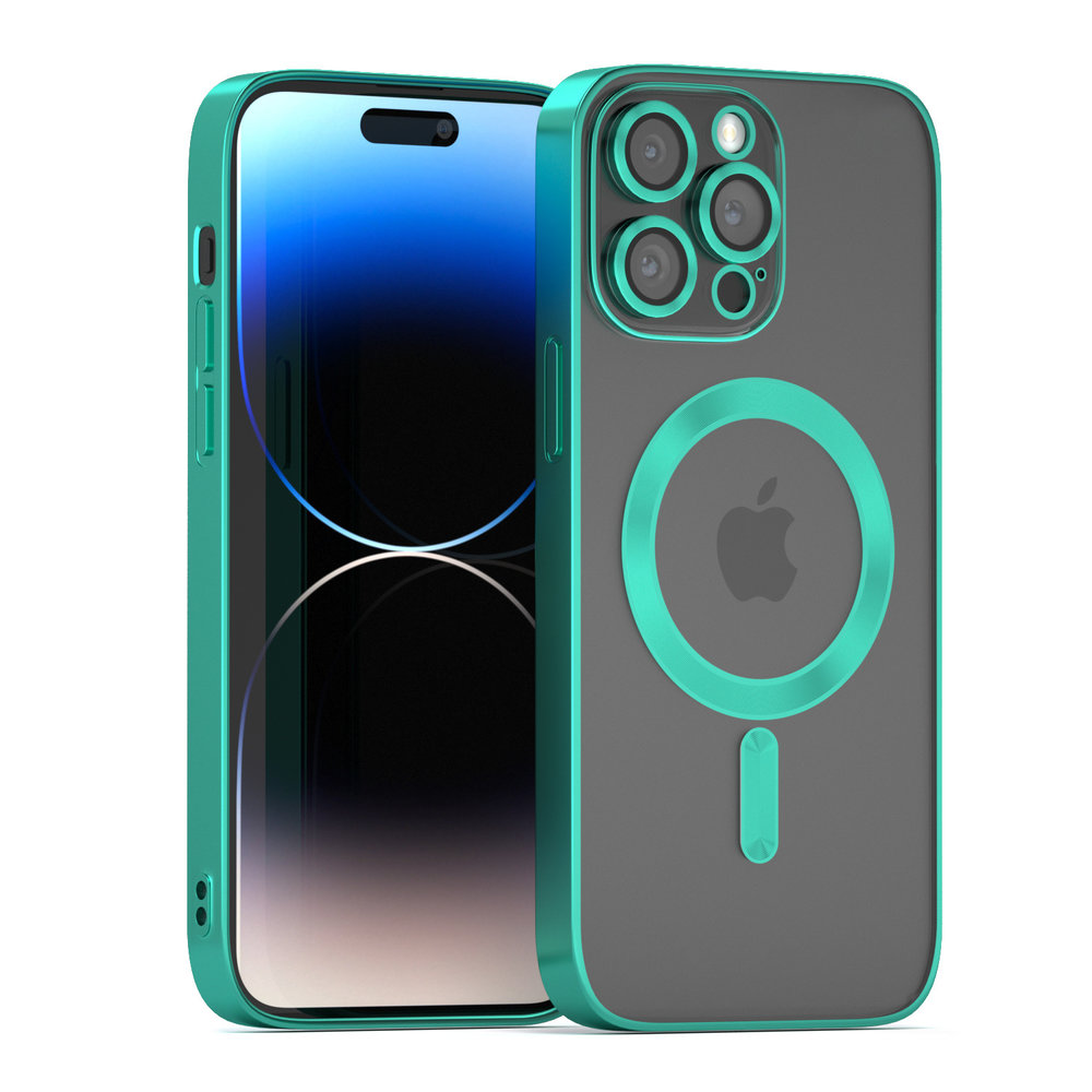 Coverzs Coverzs iPhone 12 Pro Max Magsafe Hülle mit Kameraschutz (Grün) Coverzs Coverzs iPhone 12 Pro Max Magsafe Hülle mit Kameraschutz (Grün)
