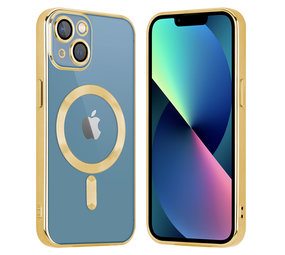 Coverzs iPhone 13 Magsafe Hülle mit Kameraschutz (Gold)