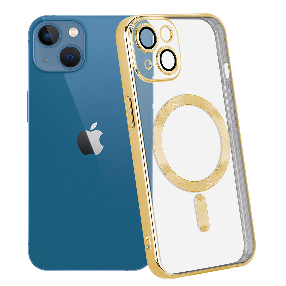 Coverzs Coverzs iPhone 13 Magsafe Hülle mit Kameraschutz (Gold) Coverzs Coverzs iPhone 13 Magsafe Hülle mit Kameraschutz (Gold)