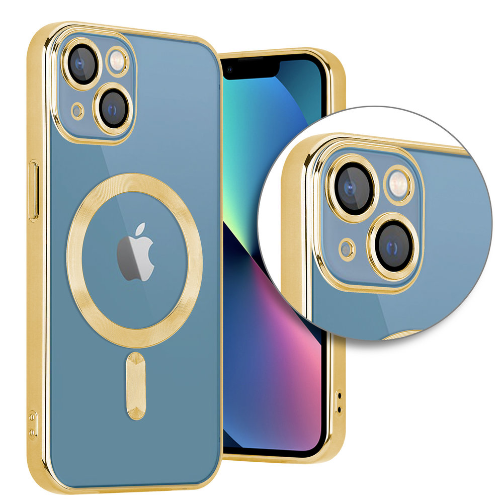 Coverzs Coverzs iPhone 13 Magsafe Hülle mit Kameraschutz (Gold) Coverzs Coverzs iPhone 13 Magsafe Hülle mit Kameraschutz (Gold)