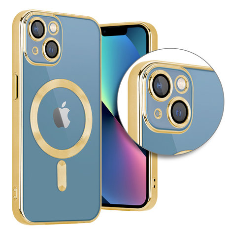 Coverzs Coverzs iPhone 13 Magsafe Hülle mit Kameraschutz (Gold) Coverzs Coverzs iPhone 13 Magsafe Hülle mit Kameraschutz (Gold)