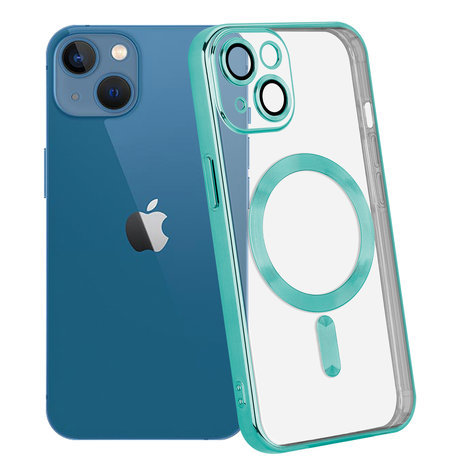 Coverzs Coverzs iPhone 13 Magsafe Hülle mit Kameraschutz (Grün) Coverzs Coverzs iPhone 13 Magsafe Hülle mit Kameraschutz (Grün)