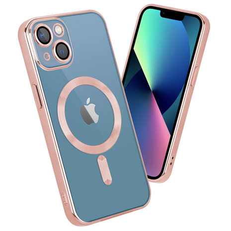 Coverzs Coverzs iPhone 13 Magsafe Hülle mit Kameraschutz (Pink)