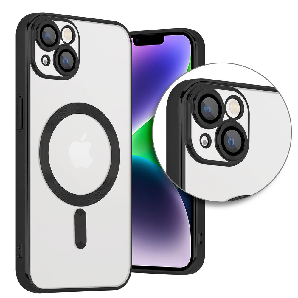 Coverzs Coverzs iPhone 14 Plus Magsafe Hülle mit Kameraschutz (Schwarz) Coverzs Coverzs iPhone 14 Plus Magsafe Hülle mit Kameraschutz (Schwarz)