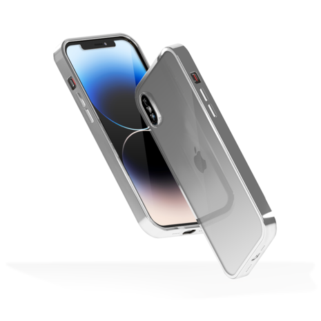Coverzs Coverzs iPhone X Transparente Softcase mit Kameraschutz (Silber) Coverzs Coverzs iPhone X Transparente Softcase mit Kameraschutz (Silber)