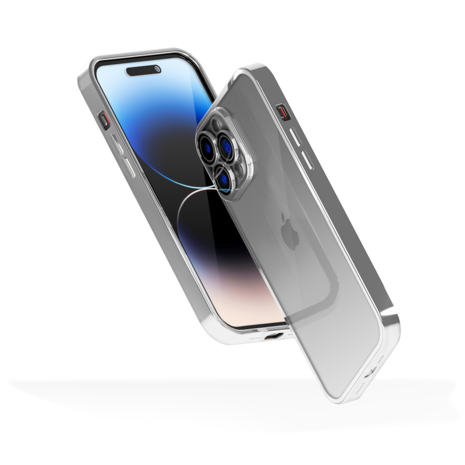 Coverzs Coverzs iPhone 12 Pro Transparente Softcase mit Kameraschutz (Silber) Coverzs Coverzs iPhone 12 Pro Transparente Softcase mit Kameraschutz (Silber)