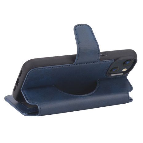 Coverzs Coverzs iPhone 14 Pro Max Leder Book Case Magsafe (Blau) Coverzs Coverzs iPhone 14 Pro Max Leder Book Case Magsafe (Blau)