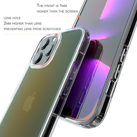 Coverzs Coverzs iPhone 12 Pro Max Hülle Transparent und Farbverlauf (Grün) Coverzs Coverzs iPhone 12 Pro Max Hülle Transparent und Farbverlauf (Grün)