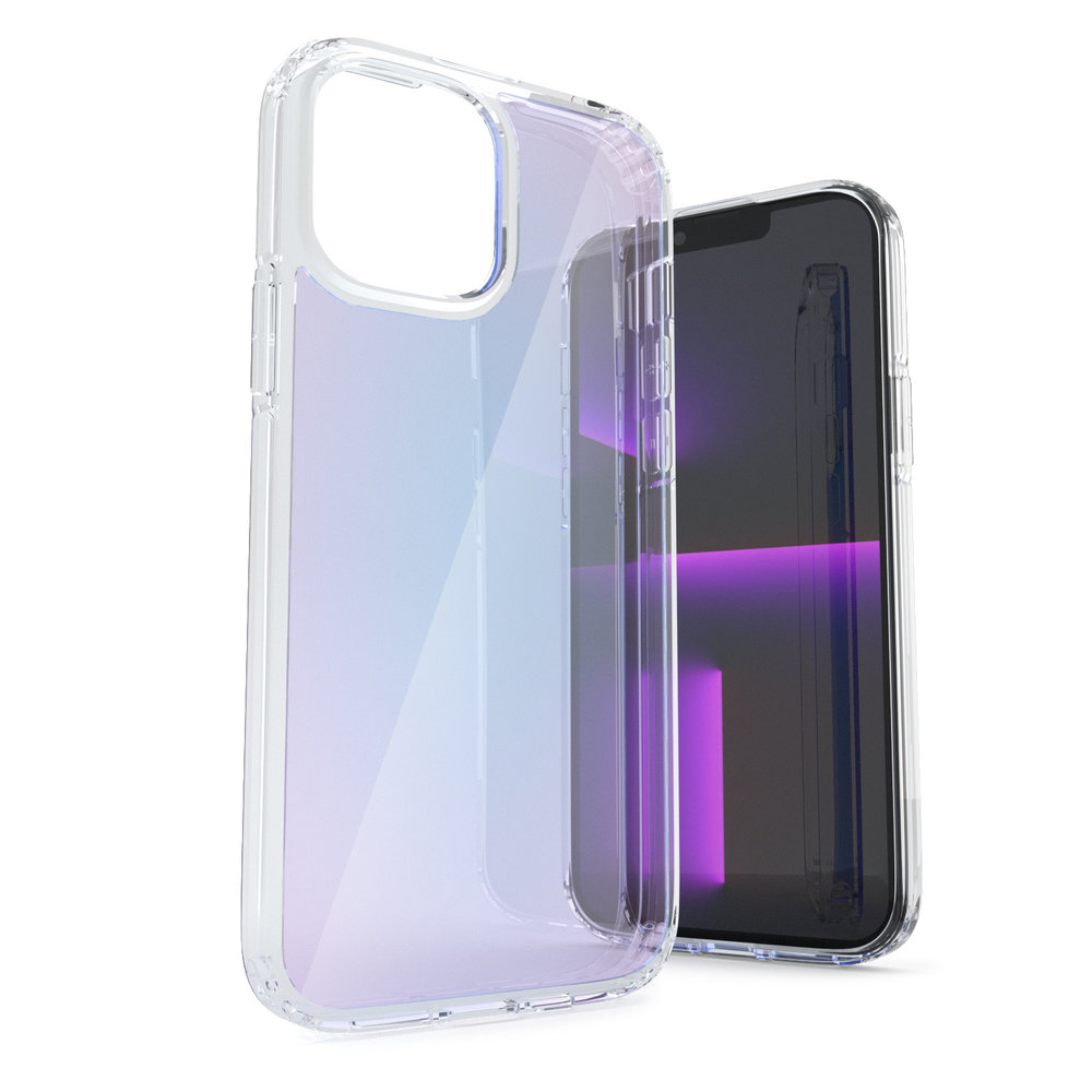 Coverzs Coverzs iPhone 13 Pro Max Hülle Transparent und Farbverlauf (Blau) Coverzs Coverzs iPhone 13 Pro Max Hülle Transparent und Farbverlauf (Blau)