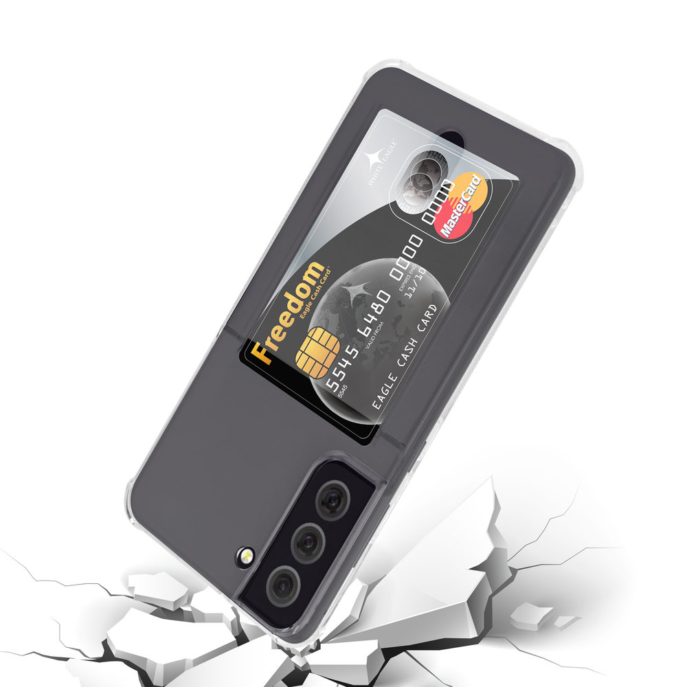 ShieldCase® ShieldCase Samsung Galaxy S23 Shock Hülle mit Kartenhalter (Transparent) ShieldCase® ShieldCase Samsung Galaxy S23 Shock Hülle mit Kartenhalter (Transparent)