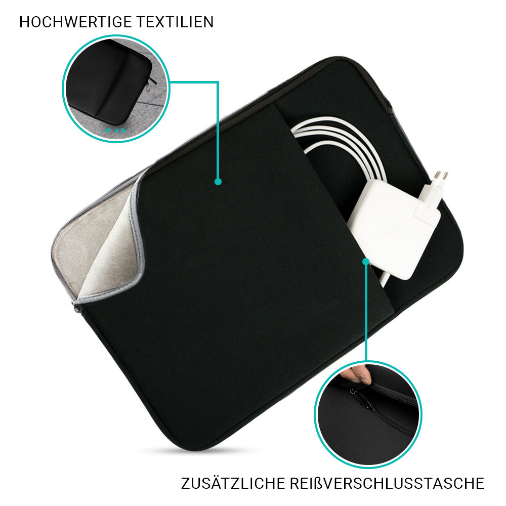 Coverzs Coverzs Laptop Hülle 15.6 Zoll + Extra Tasche Coverzs Coverzs Laptop Hülle 15.6 Zoll + Extra Tasche