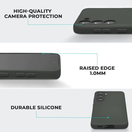 ShieldCase® ShieldCase Samsung Galaxy S23 Plus Silikonhülle (Dunkelgrün) ShieldCase® ShieldCase Samsung Galaxy S23 Plus Silikonhülle (Dunkelgrün)