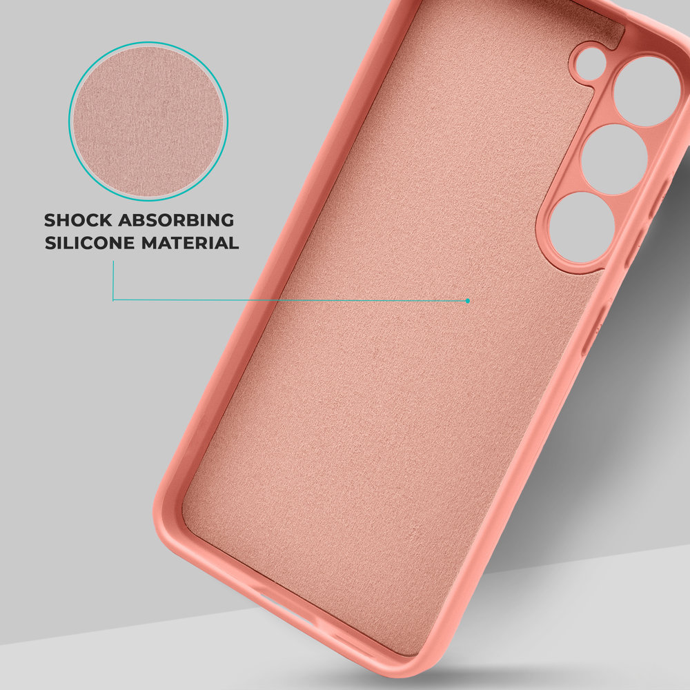 ShieldCase® ShieldCase Samsung Galaxy S23 Plus Silikonhülle (Rosa) ShieldCase® ShieldCase Samsung Galaxy S23 Plus Silikonhülle (Rosa)