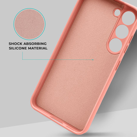 ShieldCase® ShieldCase Samsung Galaxy S23 Plus Silikonhülle (Rosa) ShieldCase® ShieldCase Samsung Galaxy S23 Plus Silikonhülle (Rosa)