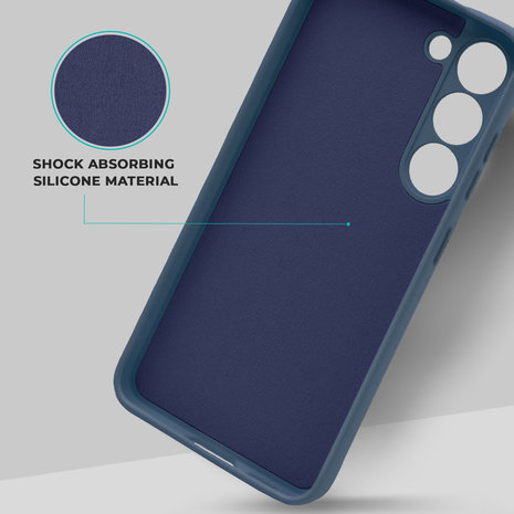 ShieldCase® ShieldCase Samsung Galaxy S23 Silikonhülle (Dunkelblau) ShieldCase® ShieldCase Samsung Galaxy S23 Silikonhülle (Dunkelblau)
