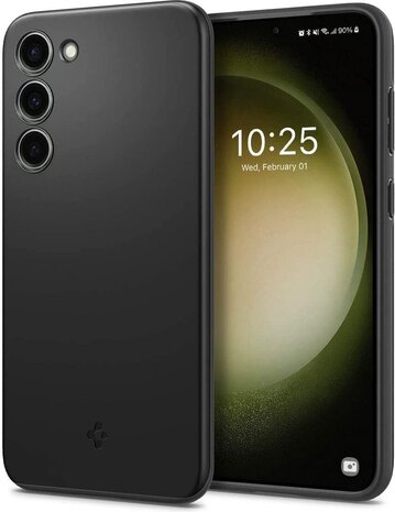 Spigen Spigen Samsung Galaxy S23 Thin Fit Hülle (Schwarz) Spigen Spigen Samsung Galaxy S23 Thin Fit Hülle (Schwarz)