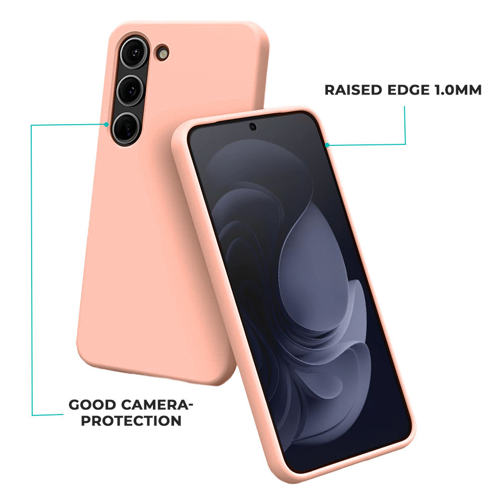 Ceezs Ceezs Silikonhülle Samsung Galaxy S23 (Rosa) Ceezs Ceezs Silikonhülle Samsung Galaxy S23 (Rosa)