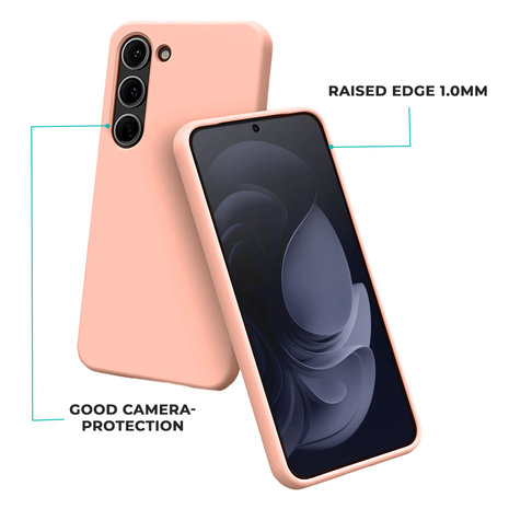 Ceezs Ceezs Silikonhülle Samsung Galaxy S23 (Rosa) Ceezs Ceezs Silikonhülle Samsung Galaxy S23 (Rosa)