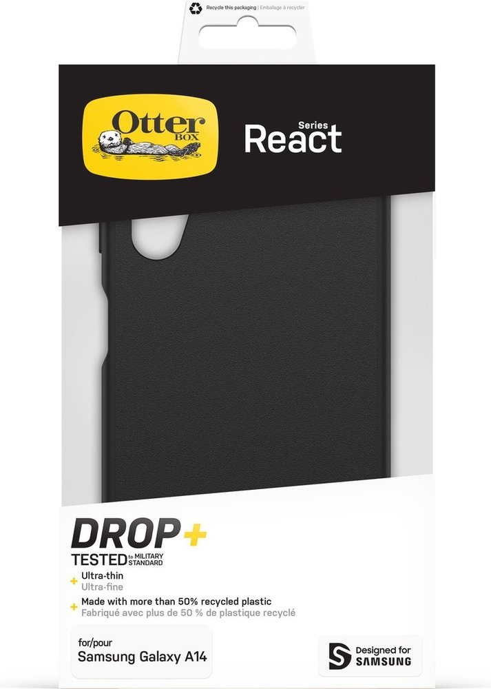 Otterbox Otterbox Samsung Galaxy A14 React Hülle (Schwarz) Otterbox Otterbox Samsung Galaxy A14 React Hülle (Schwarz)