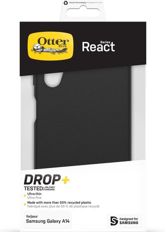 Otterbox Otterbox Samsung Galaxy A14 React Hülle (Schwarz) Otterbox Otterbox Samsung Galaxy A14 React Hülle (Schwarz)