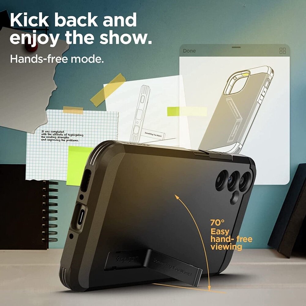 Spigen Spigen Samsung Galaxy A34 5G Tough Armor Case (Schwarz) Spigen Spigen Samsung Galaxy A34 5G Tough Armor Case (Schwarz)