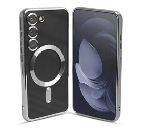 Magsafe Magnetgehäuse kompatibel mit Samsung Galaxy S23 Ultra / S23 Plus /  S23 / S23 + Voller Schutz mit Kameraobjektivschutz
