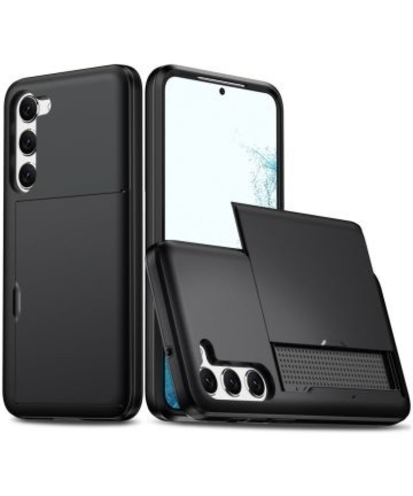 ShieldCase® ShieldCase Samsung Galaxy S23 Kartenhülle mit Schieber (Schwarz) ShieldCase® ShieldCase Samsung Galaxy S23 Kartenhülle mit Schieber (Schwarz)