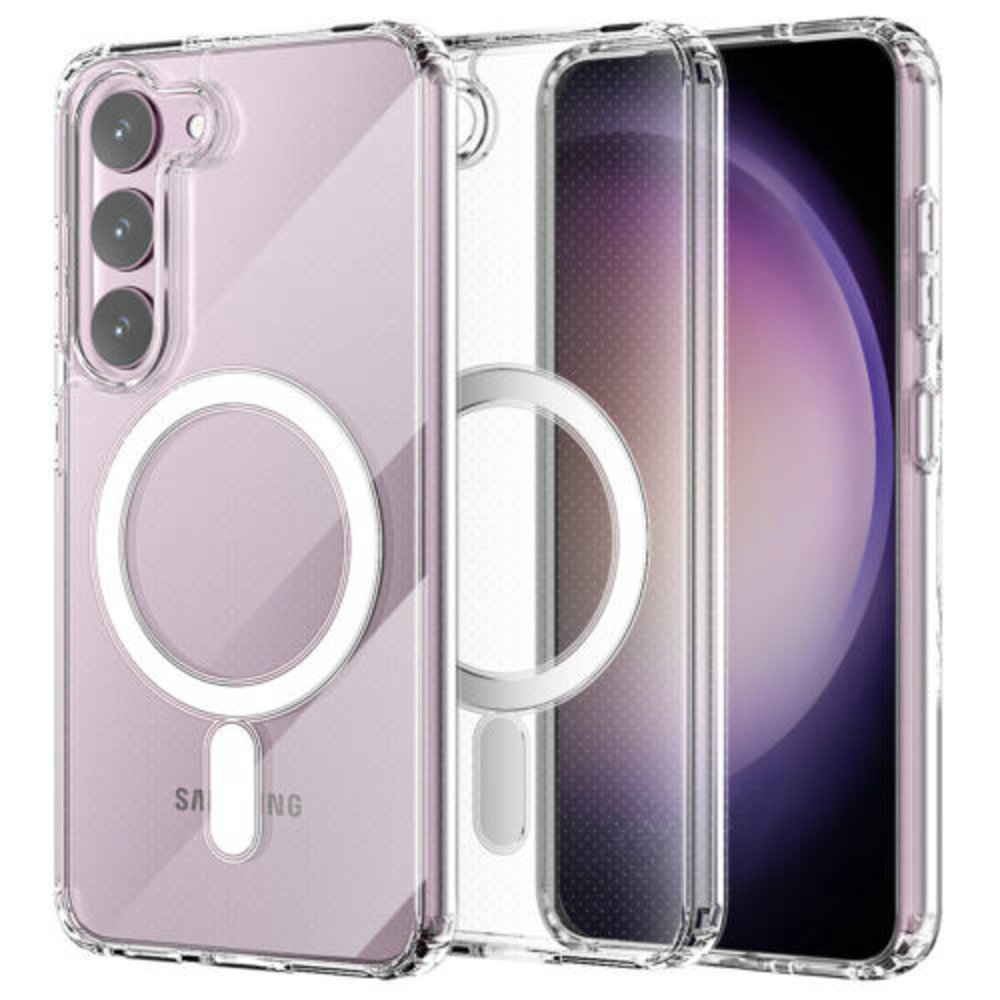 Coverzs Coverzs Samsung Galaxy S23 Shock Case MagSafe (Transparent)