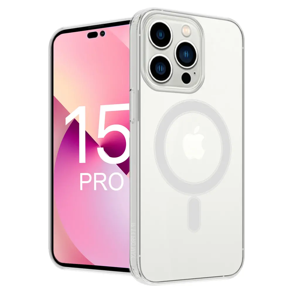 ShieldCase® ShieldCase iPhone 15 Pro Silikon Hülle mit MagSafe (Transparent) ShieldCase® ShieldCase iPhone 15 Pro Silikon Hülle mit MagSafe (Transparent)